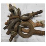 (10) ASSORTED EYEBOLTS