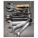 10 PC SUNEX SAE STUBBY WRENCH SET 3/8" -1"