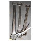 3 PC COMBO WRENCHES 7/8", 15/16" & 1"