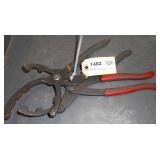 (2) FILTER WRENCH PLIERS