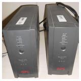 (2) APC CS 350 BACK-UPS