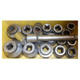 MISC 3/4" DRIVE SOCKETS (18) PCS