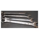 (4) COMBO WRENCHES 1"-1 1/4"