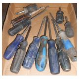 (12) ASSORTED SCREWDRIVERS