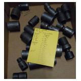 MISC 1/2" DRIVE SOCKETS, ETC (24) PCS