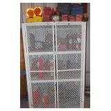 SAFETY CABINET & ALL CONTENTS, INCLUDING TOP SHELF *** SPECIAL LOAD OUT INSTRUCTIONS***