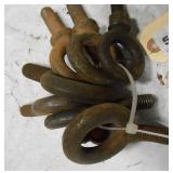 (8) ASSORTED EYEBOLTS