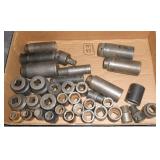 MISC 1/2" DRIVE IMPACT SOCKETS (36) PCS