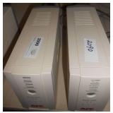 (2) APC CS 350 BACK-UPS