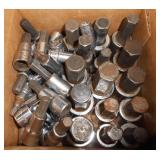 1/2", 3/8" & 1/4" DRIVE ALLEN HEAD & STAR BIT SOCKETS (46) PCS