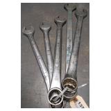 5 PC COMBO WRENCH SET 15/16", 1 1/4", 1 1/8", 1 1/16" & 1"