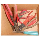 ASSORTED PLIERS (10) PCS