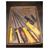 (11) ASSORTED SCREWDRIVERS