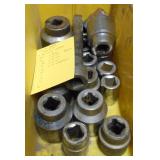 MISC 3/4" DRIVE SOCKETS, ETC (18) PCS