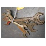 5 PC METRIC OPEN END WRENCHES (1)10/12MM, (1)13/17MM, (1)19/22MM, (1)24/27MM & (1)30/32MM