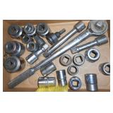 3/4" DRIVE RATCHET, SOCKETS & EXTENSIONS (23) PCS