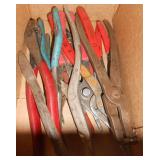 ASSORTED PLIERS (10) PCS
