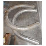 4 1/2" DIAMETER FLEXIBLE EXHAUST TUBING APPROX 10