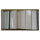 (18) ASSORTED 3 RING BINDERS