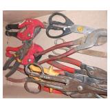 ASSORTMENT OF PVC CUTTERS, SCISSORS & ETC. (12) PCS