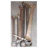 6 PC COMBO WRENCH SET 13/16", 7/8", 1 1/8" 1 3/16", 1 1/4" &  1 5/16"