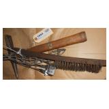 (2) FLINT TORCH STRIKERS, (1) CHIPPING HAMMER & (1) WIRE BRUSH