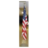 7" FLAG STAND W/ US FLAG