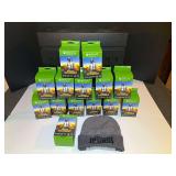 BR1…Gamers beanie caps, approximately 14 pieces with boxes, comes in Battlefield 1 storage box, see pictures or detail details.