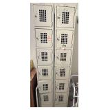 Laundry… Two banks of small lockers, with six lockers each, some content, see pictures for details.