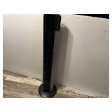 DEN… Lasko tower fan, with remote, powers up, see pictures for details.