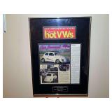 BR2…Framed Dune Buggies and Hot VW‘s magazine article, also includes vintage VW ads, see pictures for details.