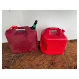 Set of 25 gallon plastic gas cans