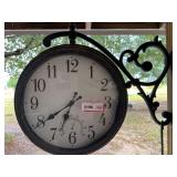 Vintage/antique double sided station clock, see pictures for details.