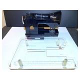 BR4…Singer sewing machine, commemorates 160th anniversary, very gently used, no cord, working condition unknown, comes with a stand, see pictures for details. ￼