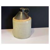 LR…Vintage/antique two toned whiskey/moonshine jug, see pictures for details.
