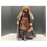 DEN…Miss Elle’s Collection Artisan Flair Inc Primitive Patriotic Angel with weighted bottom, see pictures for details.