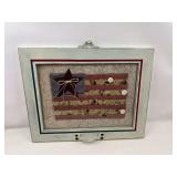 DEN… Americana wall decor, see pictures for details.