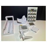 BR3… Food dicer with assorted blades, please inspect, no guarantee all parts are there, see pictures for details.