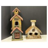 Birdhouse decor, two pieces, see pictures or details. ￼