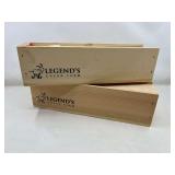 DEN… Legend’s Creek Farm storage boxes, two pieces, see pictures for details.