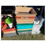 Large assortment of planters, and more. See pictures for details.