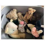 Tub of stuffed animals, see pictures for details.