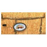 Wall decor, also includes a vintage two man cross cut saw, see pictures for details.