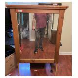 BR1…Wood framed mirror, see pictures for details.