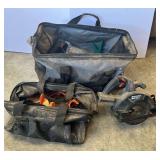 Porter-Cable battery powered tool kit, no batteries or charger, also comes with a Dewalt tool bag with content, see pictures for details.