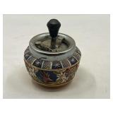 DEN… Vintage German hand painted spinning ashtray, believed to be Gerz, see pictures for details.