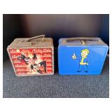 Collectible metal lunchboxes, see pictures for details.