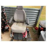 Jazzy electric power wheelchair, working condition unknown, seller states this piece will need a new battery, see pictures for details.