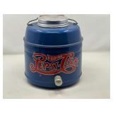 DEN… Vintage porcelain lined drink cooler with Pepsi-Cola logo, see pictures for details.