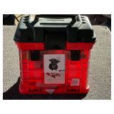 Plano 4-by Rack System Tackle/tool box, with content, see pictures for details.